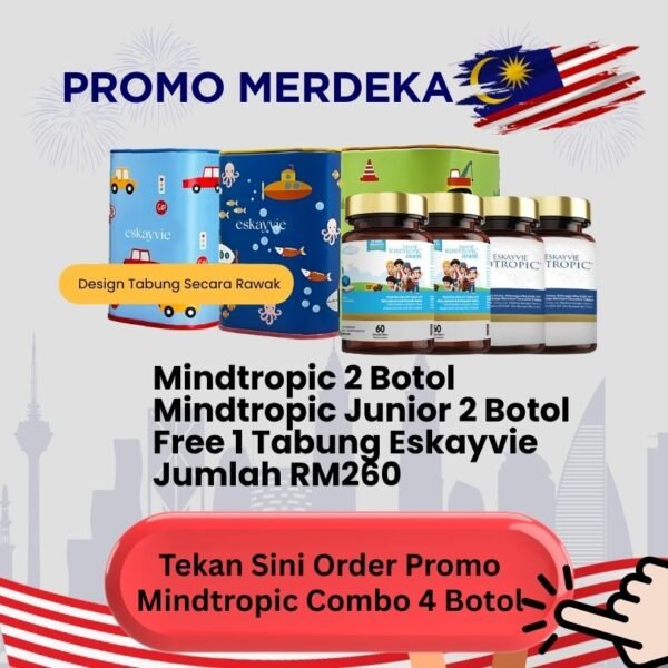 Mindtropic 2 & Mindtropic Junior 2 Free Tabung